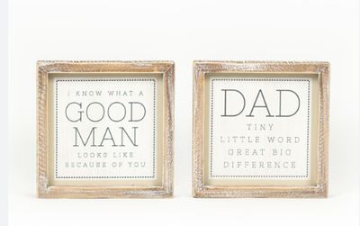 DAD/GOOD MAN SIGN