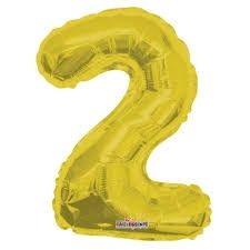 34&quot; JUMBO MYLAR #2, COLOR: GOLD