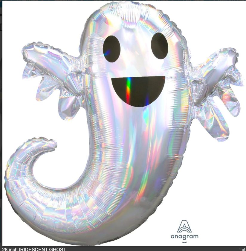 28” HOLOGRAPHIC GHOST  MYLAR