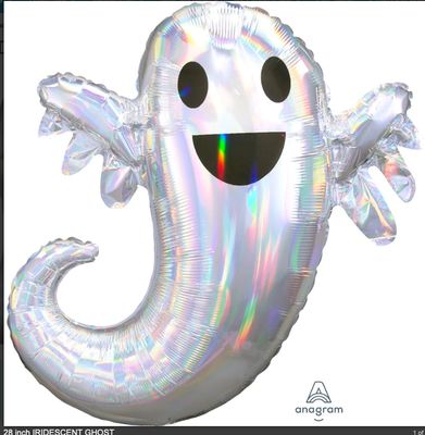 28” HOLOGRAPHIC GHOST  MYLAR