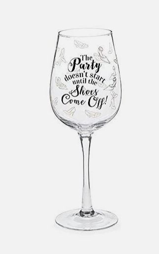 PARTY DOESN&#39;T START... WINE GLASS