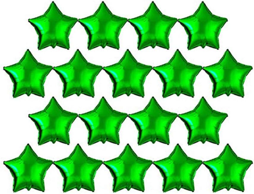 GREEN MYLAR SHAPES