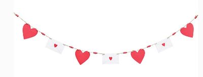 HEART AND ENVELOPE GARLAND