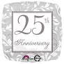 SILVER 25TH ANNIVERSARY MYLAR