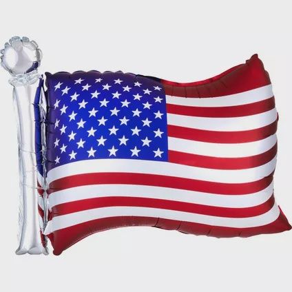 27” USA FLAG W/POLE