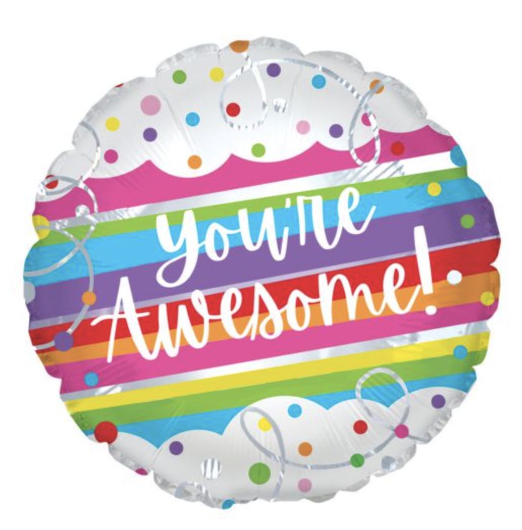 18” YOU&#39;RE AWESOME FOIL