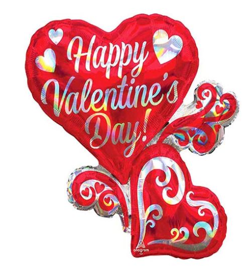 HVD JUMBO SUPER SHAPE ATTACHED HEARTS