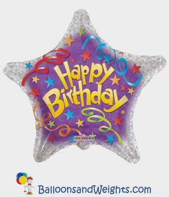 HAPOY BIRTHDAY STAR MYLAR