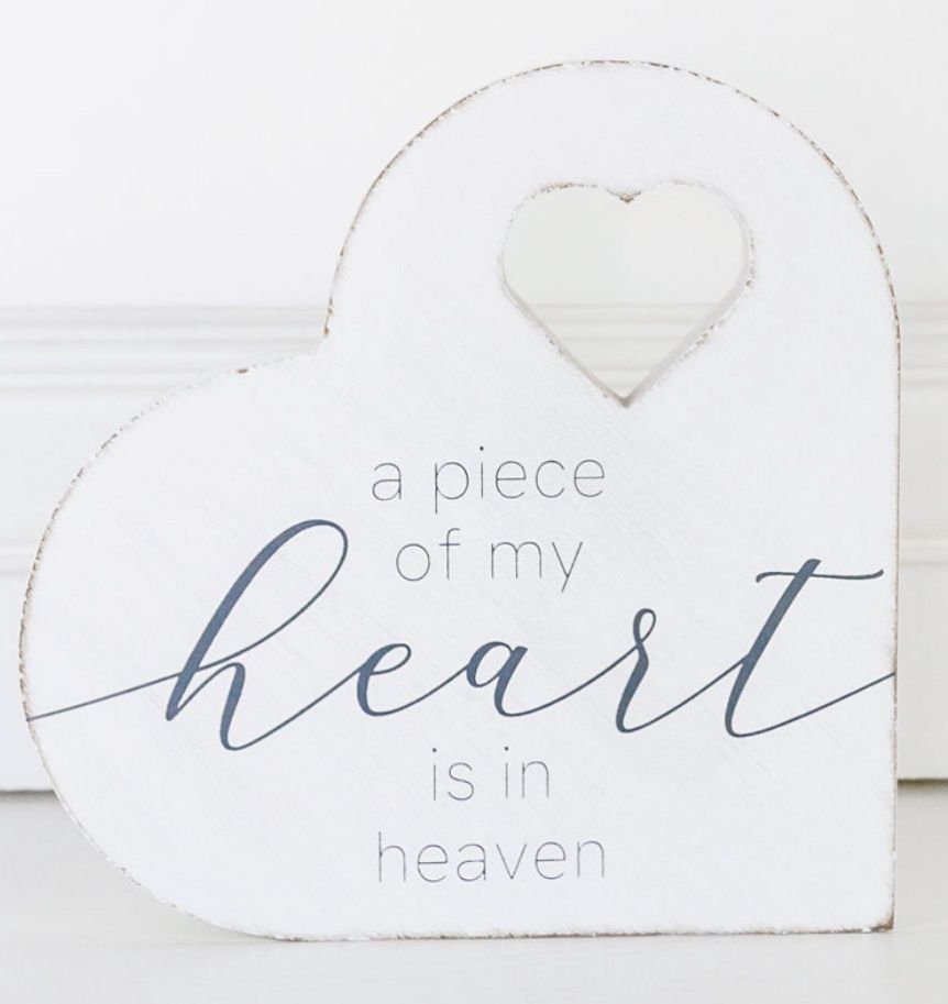 SYMPATHY HEART W/ CUTOUT