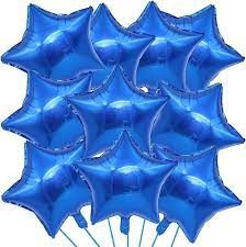 BLUE MYLAR SHAPES