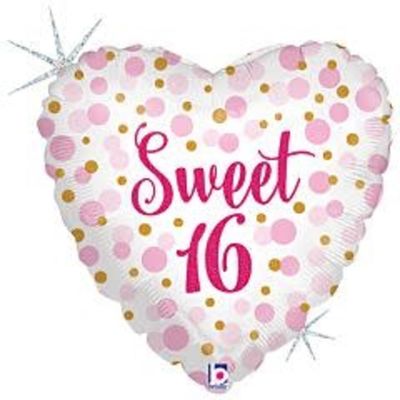 18” SWEET 16 HEART