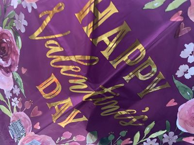 HVD PURPLE WITH FLOWERS