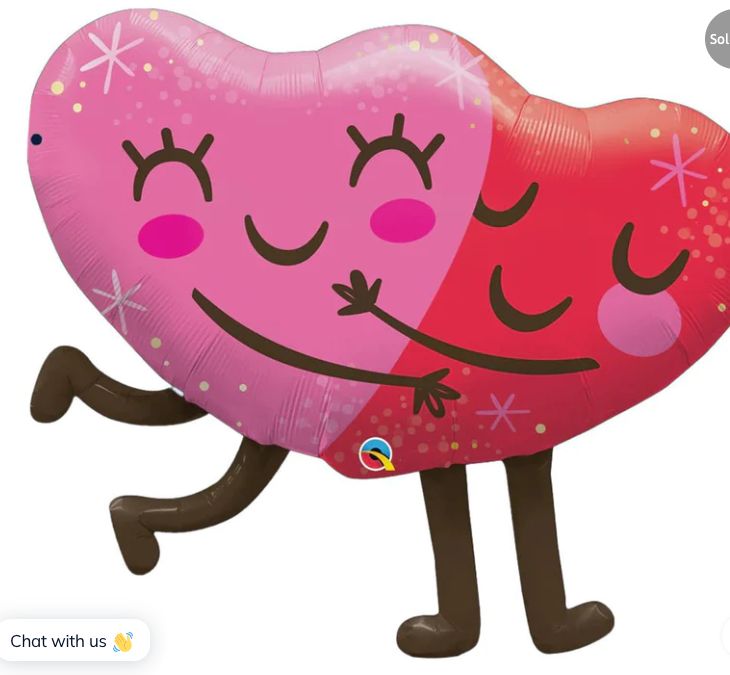 36&quot; HUGGING HEARTS