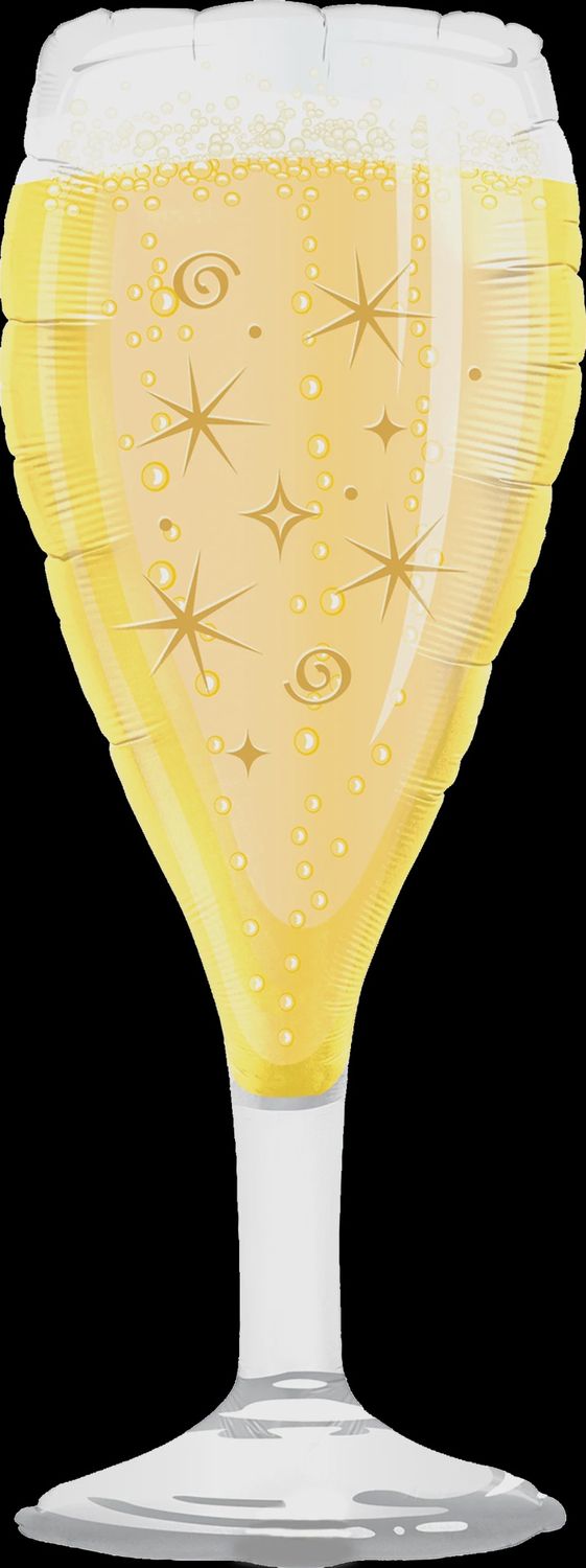 39” BUBBLY  CHAMPAGNE GLASS