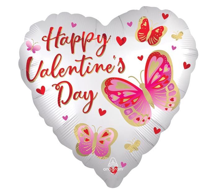 HVD WHITE HEART BUTTERLY