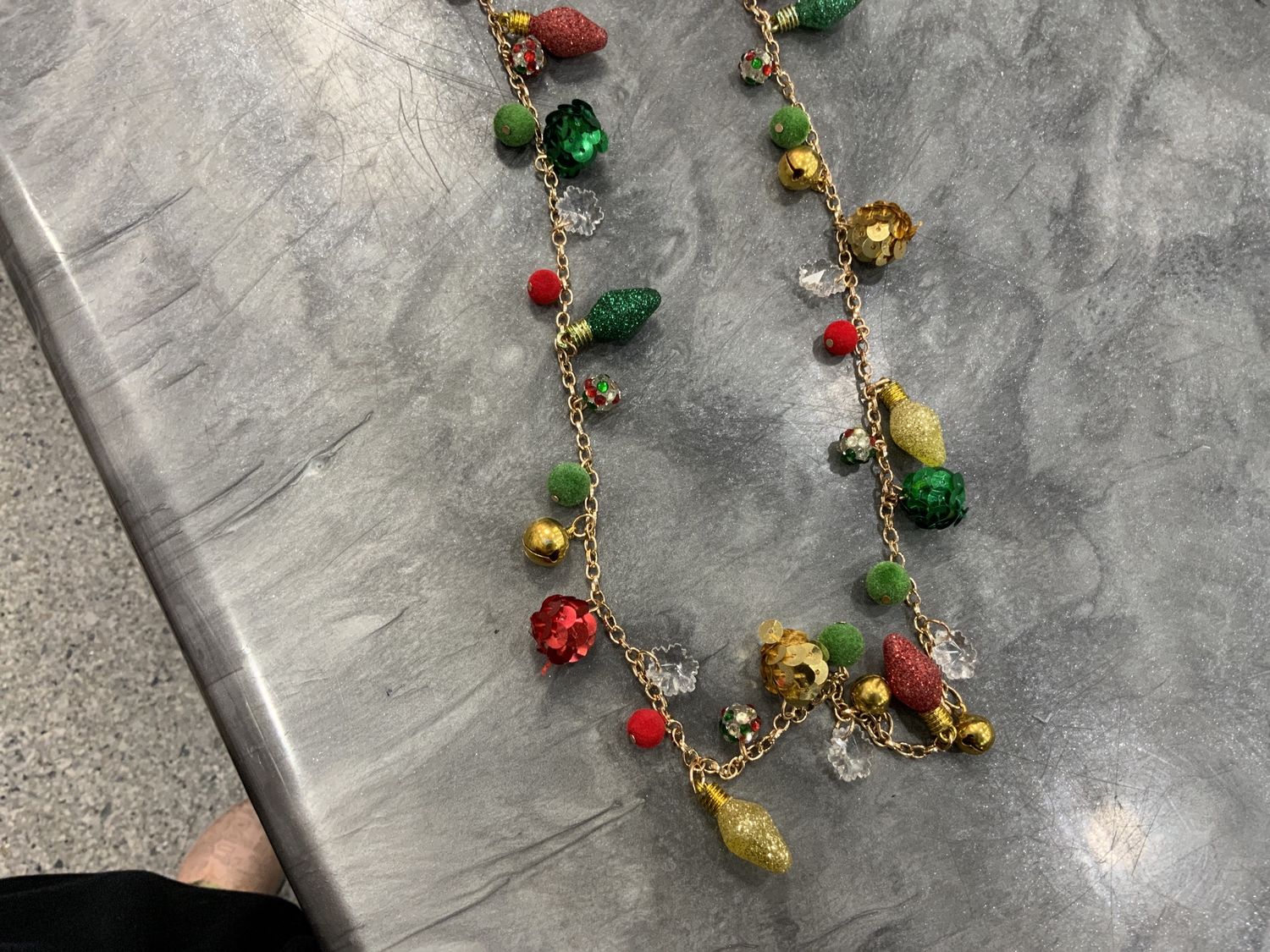 CHRISTMAS ORNAMENT NECKLACE