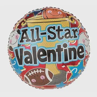 ALL STAR VALENTINE MYLAR