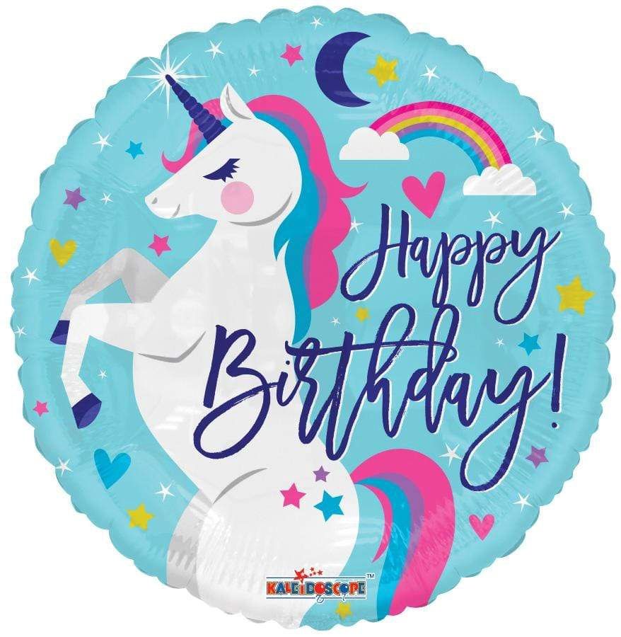 9” MINI HBD UNICORN MYLAR