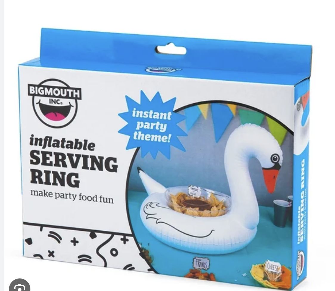 INFLATABLE SERVING RING -SWAN