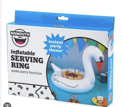 INFLATABLE SERVING RING -SWAN