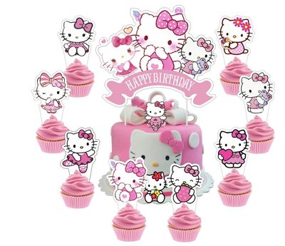 25PC HELLO KITTY CAKE SET