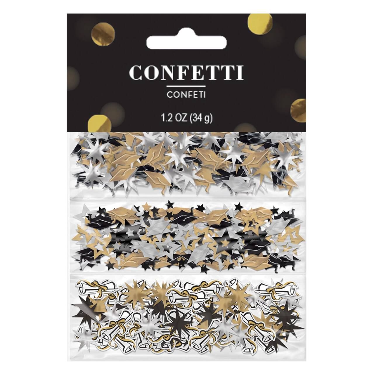 3 PACK- GRAD CONFETTI
