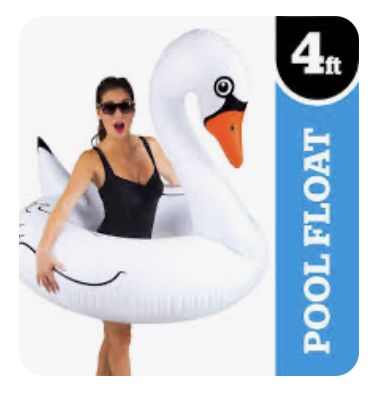 GIANT SWAN POOL FLOAT