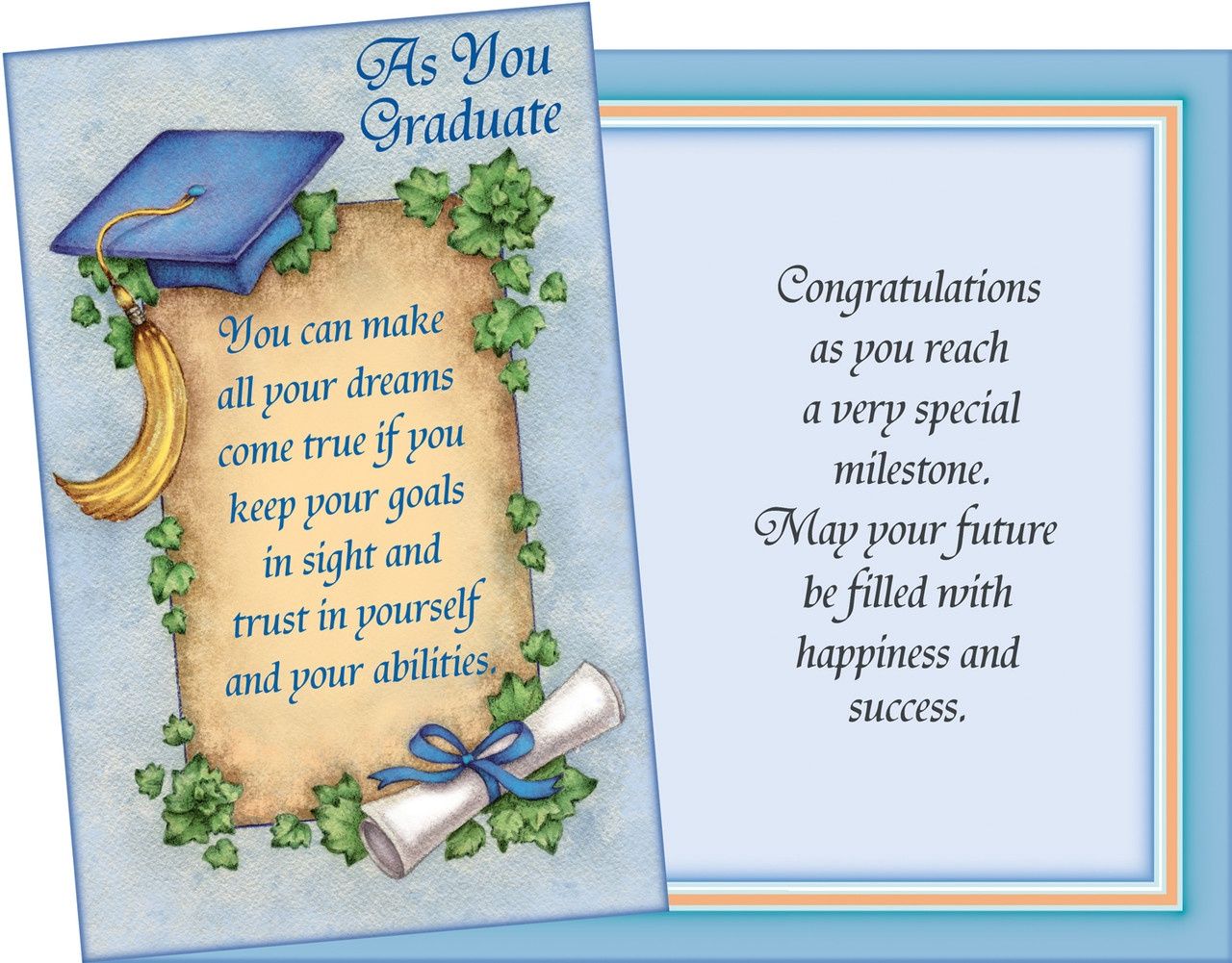 GREETING CARD- AS YOU GRADUATE