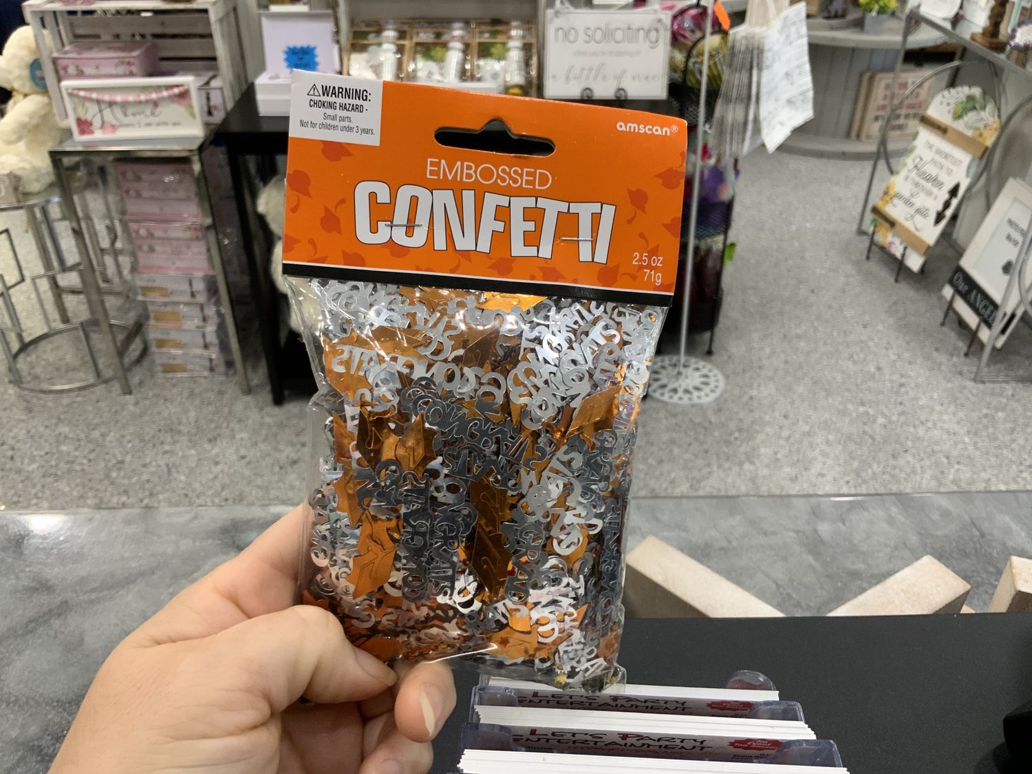 GRAD CONFETTI- ORANGE