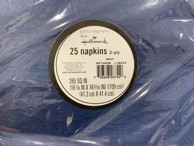 25 PAPER DINNER NAPKINS