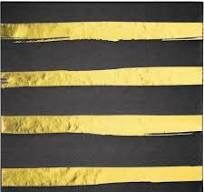 BLACK/GOLD/STRIPED/POLKA DOT PARTY