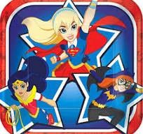 DC SUPERHERO GIRLS PARTY, DESIGN: DINNER PLATES