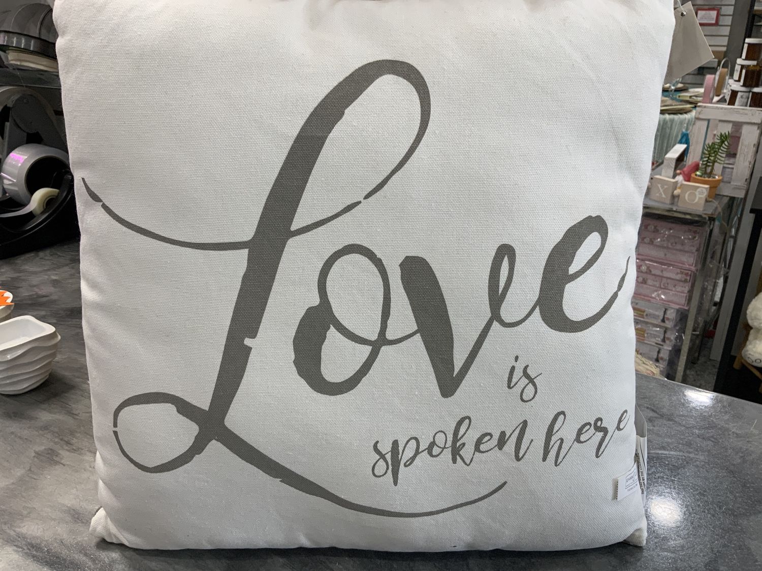 LOVE SPOKEN PILLOW