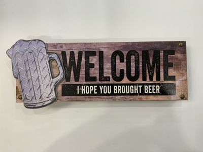 WELCOME- BEER