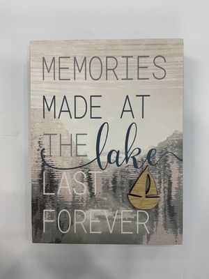 MEMORIES MADE AT THE LAKE LAST FOREVER