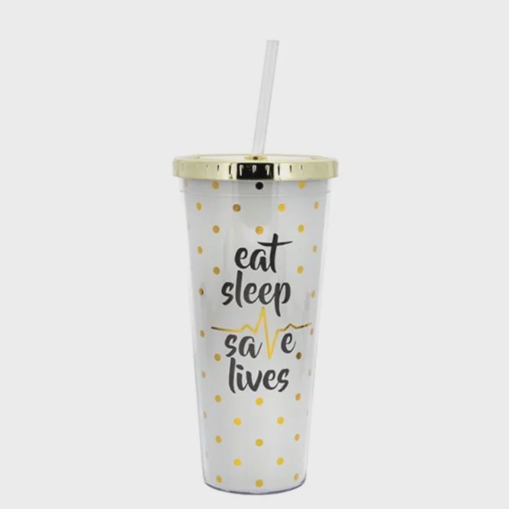 EAT SLEEP SAVE LIVES-TUMBLER