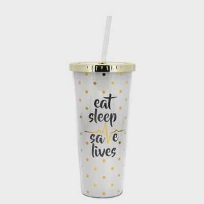EAT SLEEP SAVE LIVES-TUMBLER