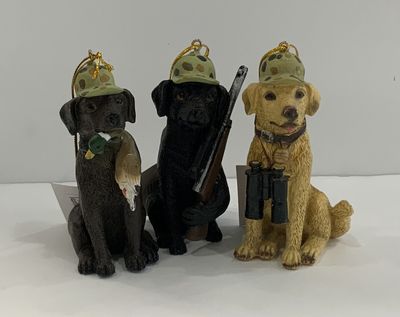 HUNTING DOG ORNAMENT