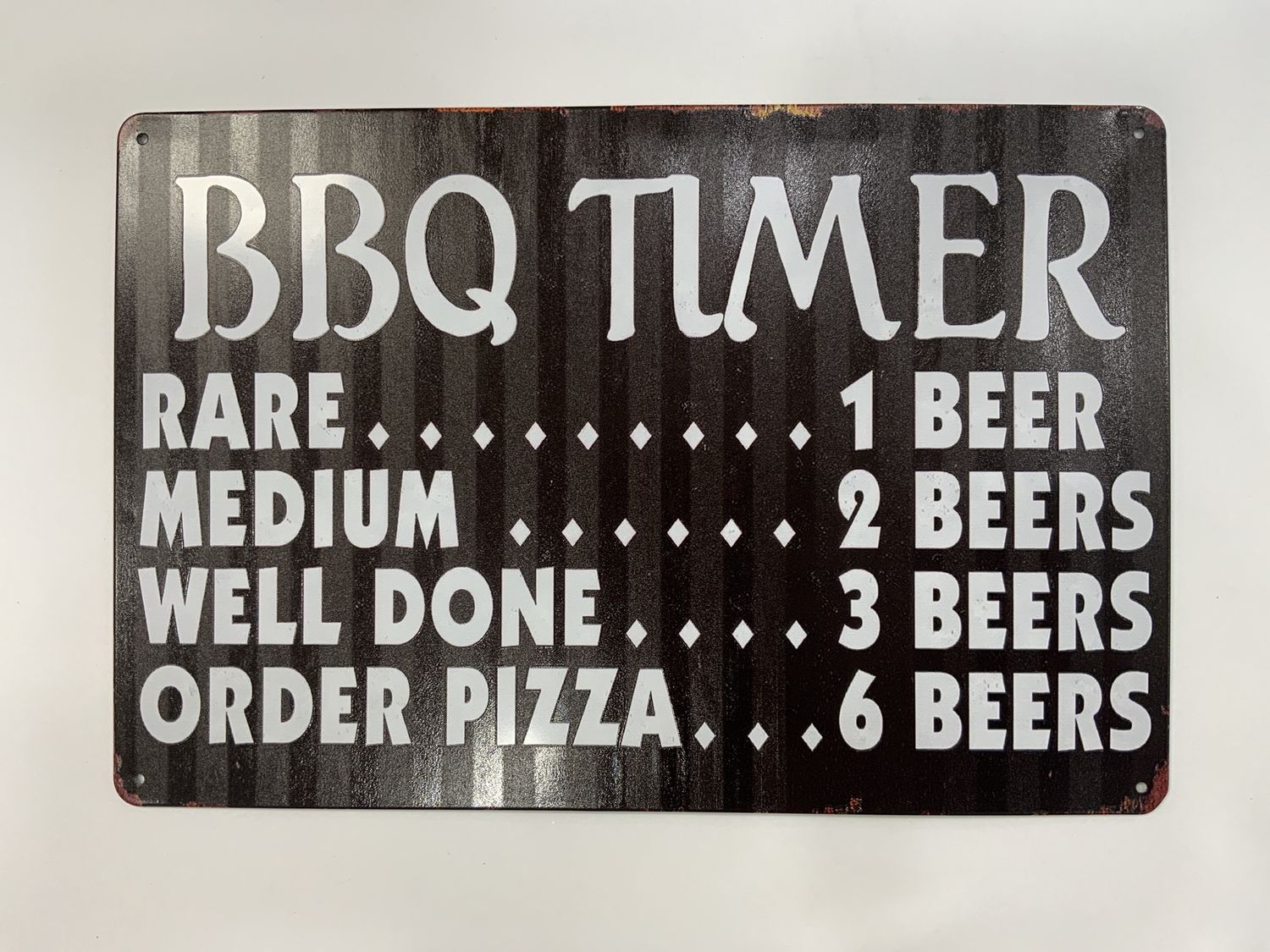 BBQ TIMER&quot; VINTAGE TIN SIGN