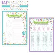 BABY SHOWER WORD SCRAMBLE