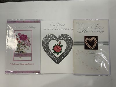 GREETING CARDS- SILVER ANNIVERSARY