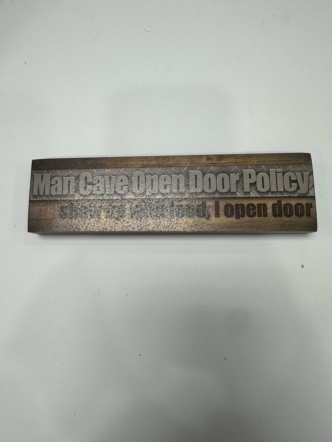 MAN CAVE WOOD BLOCKS, DESIGN: MAN CAVE