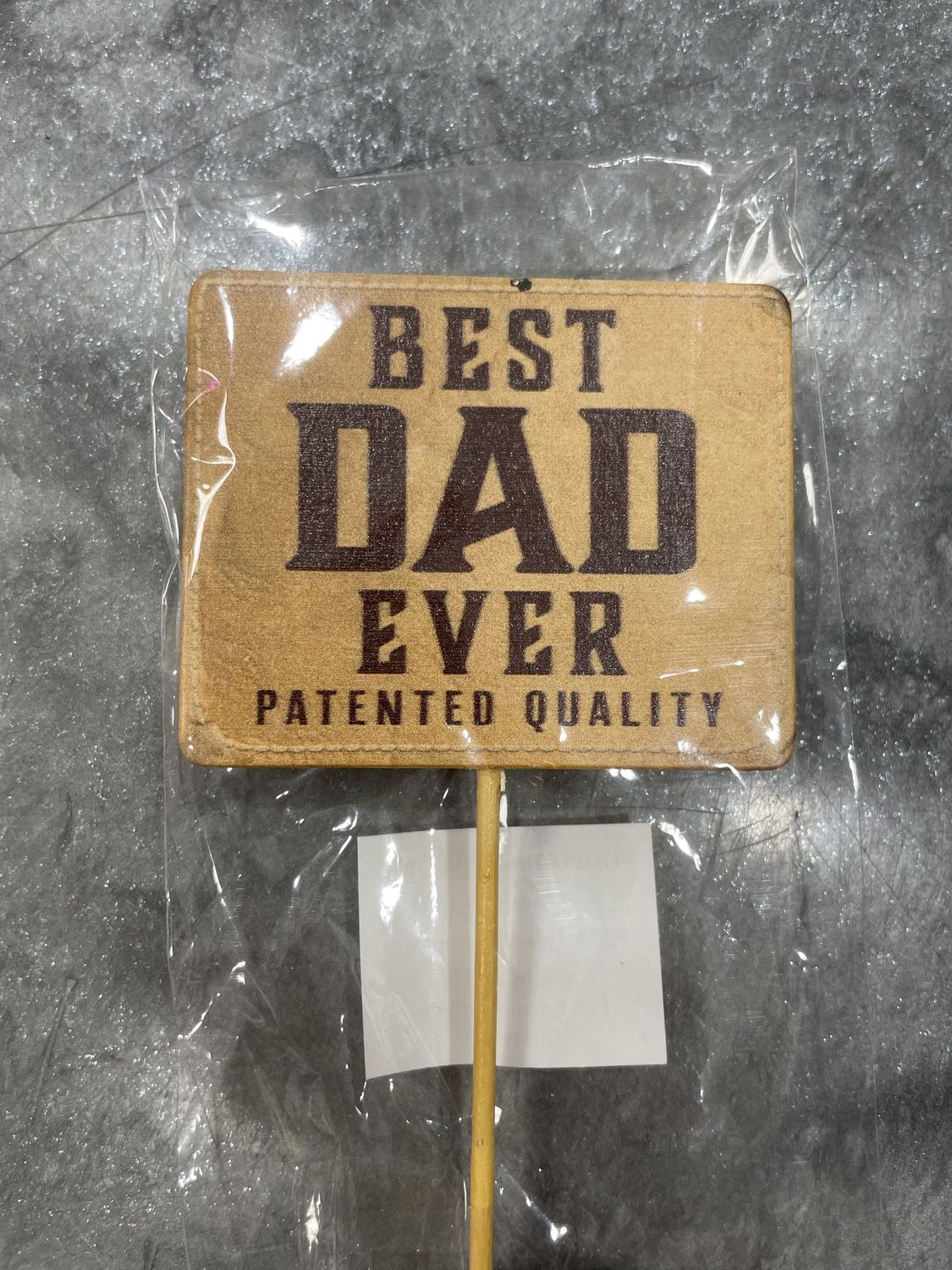 FATHER&#39;S DAY WOOD PICK, DESIGN: BEST DAD EVER