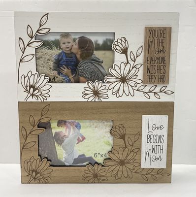 MOM WOOD BLOCK FRAME
