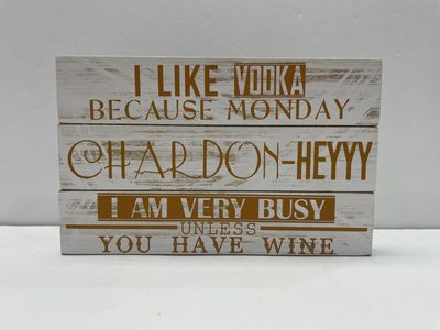 WINE TABLE SIGN