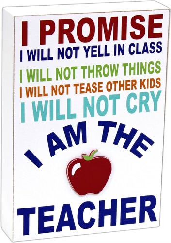 I PROMISE.. TEACHER SIGN