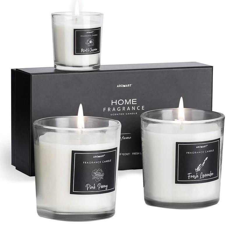 AROMART SCENTED CANDLE TRIO