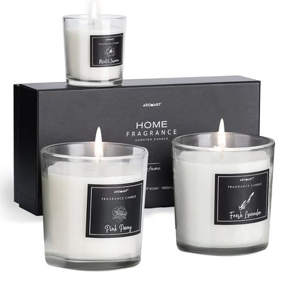 AROMART SCENTED CANDLE TRIO
