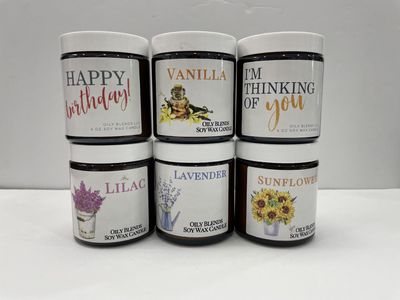 BOTANICAL SOY  WAX CANDLES