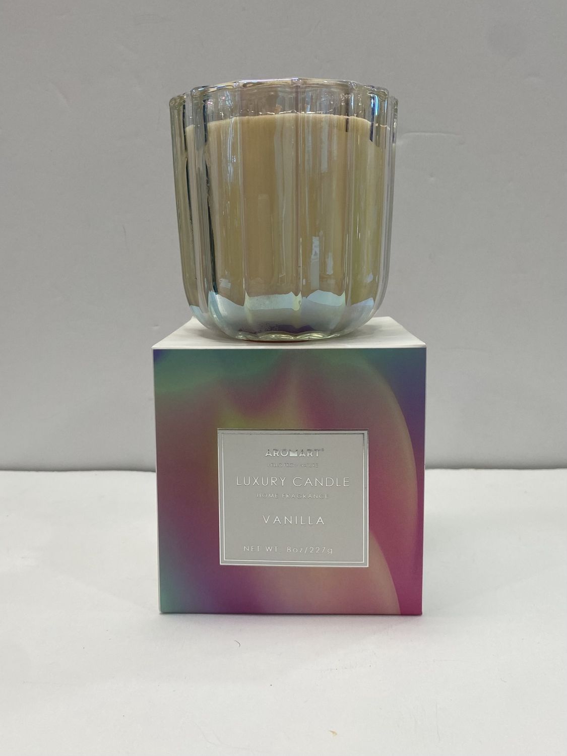 AROMART LUXURY CANDLE, FLAVOR: VANILLA